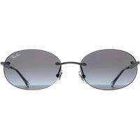 Ray-Ban Women's Oval Silver Grey Gradient RB3767