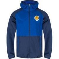 Scottish FA Boy's Scotland Kids Shower Jacket Windbreaker in Navy | Size: 12-13 Years