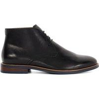 Dune London Men's 'Millers' Leather Chukka Boots in Black | Size: 12