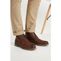 Silver Street London Men's Redhill Premium Leather Chukka Boots in Brown | Size: 10