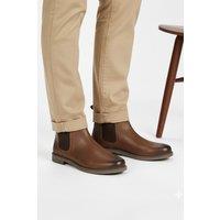 Silver Street London Men's Mount Premium Leather Chelsea Boots in Brown | Size: 11