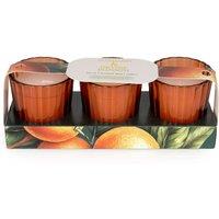 Candlelight Set of 3 Mini Votive Candles Mandarin & Orange Blossom