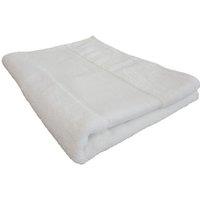Towel City Printable Border Bath Towel in White