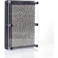 Nordara Medium 3D Metal Pin Art Impression Desk Toy in Black