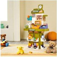 38PCS Play Kitchen Set for Kids'Pretend Cooking in Green