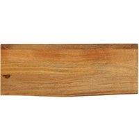 Berkfield Home Table Top Live Edge 70x40x3.8 cm Solid Wood Mango in Brown