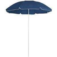 Berkfield Home Outdoor Parasol with Steel Pole Blue 180 cm