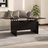 Berkfield Home Coffee Table Black 80x50x42.5 cm Engineered Wood