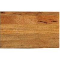 Berkfield Home Table Top Live Edge 60x40x3.8 cm Solid Wood Mango in Brown