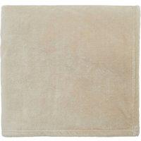 Helena Springfield 'Snug' Fleece Throw in Cream | Size: 140 cm x 180 cm