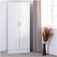 Seconique Nevada 2 Door All Hanging Wardrobe in White