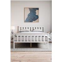 Home Discount Vida Designs Milan Single Double King Wooden Bed Frame High Foot Bedroom Furniture in White