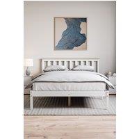 Home Discount Vida Designs Milan Single Double King Size Wooden Bed Low Foot Bedroom Furniture