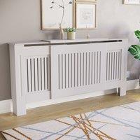 Home Discount Vida Designs Chelsea Adjustable MDF Radiator Cover 1400 - 2040 mm in White