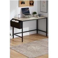 Home Discount Vida Designs Brooklyn Large Computer Desk Office Study Gaming Table in Grey