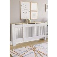 Home Discount Vida Designs Arlington Adjustable Radiator Cover 830x1400-2040x190 mm in White