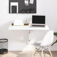 Berkfield Home Folding Wall Table High Gloss White 100x60x56 cm Engineered Wood | Size: 100 x 60 x 56 cm