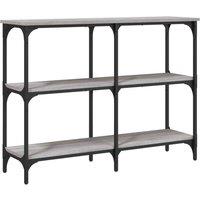 Berkfield Home Console Table Grey Sonoma 100x29x75 cm Engineered Wood | Size: 100 x 29 x 75 cm