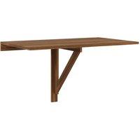 Berkfield Home Folding Wall Table Brown Oak 100x60x56 cm Engineered Wood | Size: 100 x 60 x 56 cm