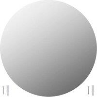 Berkfield Home Wall Mirrors 2 pcs 70 cm Round Glass in Silver