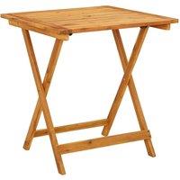 Berkfield Home Beautiful 3 Piece Bistro Set Beige Polypropylene & Solid Wood