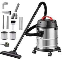 Nordara 20L Wet Dry Vacuum Cleaner Heavy Duty Garage Workshop Vac in Silver