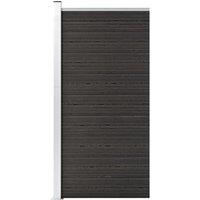 Berkfield Home Fence Panel WPC 95x186 cm Grey