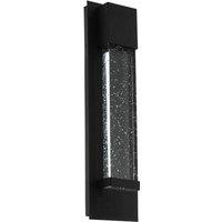 Eglo Villagrazia Integrated LED IP44 Outdoor Wall Light in Black
