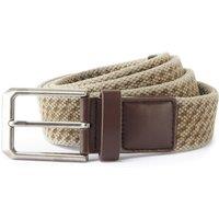 Asquith & Fox Men's Vintage Wash Canvas Belt in Khaki | Size: Large/XL