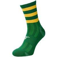 Precision Men's Pro Hooped Gaelic Mid Socks in Bright Green | Size: 7-11