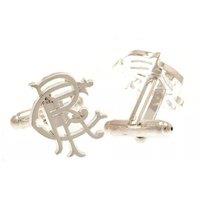 Rangers FC Men's Silver Painted Cufflinks