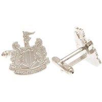 Newcastle United FC Men's Crest Cufflinks in Silver