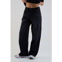 BCouture Women's Wide Leg Jeans in Black | Size: 8R