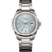 Rotary Men's RGB10077-57 Apex 100 40mm Watch in Silver
