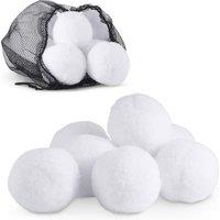 Globrite 10 Large Indoor Snowballs in White | Size: 10 Pack