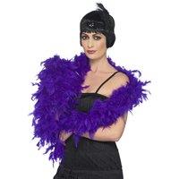 Smiffys Deluxe Feather Boa in Purple