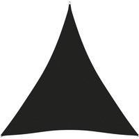 Berkfield Home Sunshade Sail Oxford Fabric Triangular 5x7x7 m Black