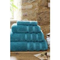CHRISTY 'Antalya' Turkish Cotton Premium Loose Towels in Blue | Size: Bath Sheet