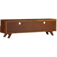 Berkfield Home TV Cabinet Solid Reclaimed Wood 140x30x40 cm in Brown | Size: 140 x 30 x 40 cm