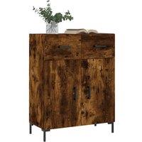 Berkfield Home Sideboard Smoked Oak 69.5x34x90 cm Engineered Wood in Brown