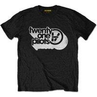Twenty One Pilots Men's Vessel Vintage T-Shirt in Black | Size: Small