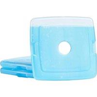 Tanness 3 Pack Reusable Slim Freezer Cold Packs in Blue