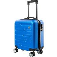 Tanness Lightweight Hard Shell Carry-On Suitcase - 45x36x20 cm - Black in Blue | Size: 45 x 36 x 20 cm