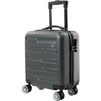 Tanness Grey Cabin Suitcase Lightweight Hardshell Carry On Luggage 45x36x20cm Spinner Wheels | Size: 45 x 36 x 20 cm