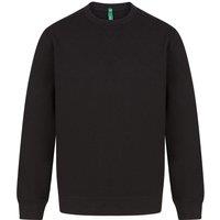 Henbury Men's Plain Sweatshirt in Black | Size: 3XL