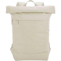 Bagbase Men's Simplicity Roll Top 15L Backpack in Beige