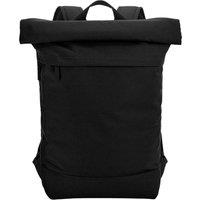 Bagbase Men's Simplicity Roll Top 15L Backpack in Black