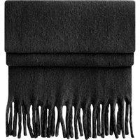 Beechfield Men's Fluffy Scarf in Black
