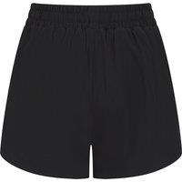 Tombo Women's Double Layered Sports Shorts in Black | Size: Small