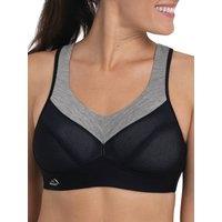 Anita Women's PanAlp Wool Sports Bra in Black | Size: 38C
